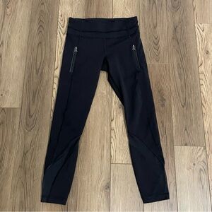 Lululemon Inspire Tight II Black Zipper Pockets‎